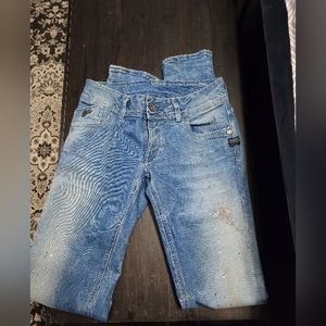 G-Star paint splattered jeans
